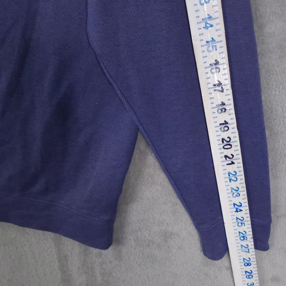 Peter Millar Sweatshirt Mens 2XL Blue 1/4 Zip Golf Sweater Blue MS21K42 * - Picture 4 of 13